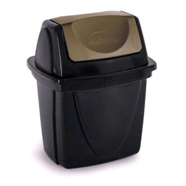 Imagem de Lixeira Basculante Para Pia 6,5 Litros Ecoblack - Plasutil -