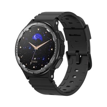 Imagem de Relógio Inteligente Com Tela Amoled Chamada Bluetooth Esportivo Preto