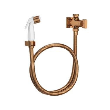 Imagem de Ducha Higiênica Deca Polo 1984.gl33.act.rd Com Registro E Derivação Red Gold