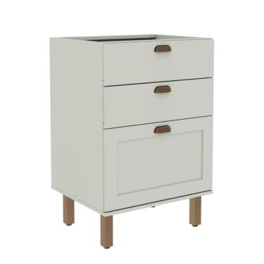 Imagem de Balcão de Cozinha Genialflex Iluminata Hortelã