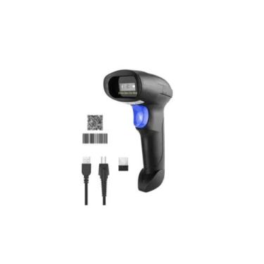 Imagem de Leitor Código de Barras Qr Code 2D USB Bluetooth Sem Fio - loja da tat