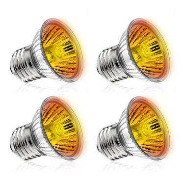 Imagem de DaToo Lâmpada De Aquecimento Para Répteis, Tartaruga, Luz Aquecimento, 4 Peças, 50W, Uva Uvb, Solar Simulada, Ponto Lagartos, Anfíbios, Dragões Barbudos, Cobras