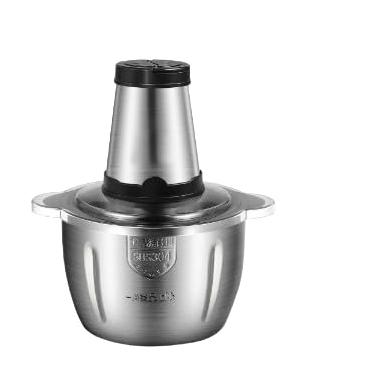 Imagem de Processador de Alimentos Elétrico, 3L, Moedor de Carne, Triturador de Alho, 110V, Aço Inoxidável