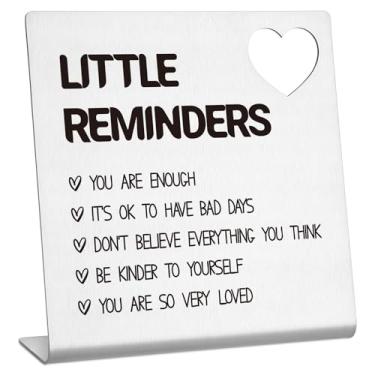 Imagem de FTONENI Placa De Decoração Engraçada Para Mesa Escritório Mulheres, Colegas Trabalho, Pequenos Lembretes, Citações Motivacionais, Presentes Quarto E Casa - Tzb22