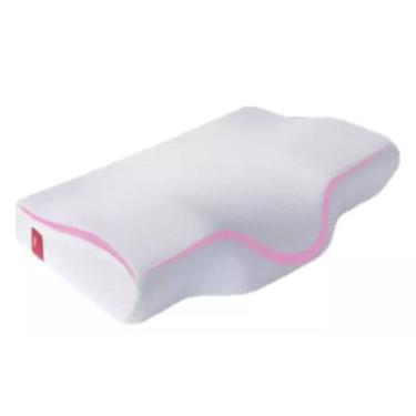 Imagem de Travesseiro Cervical Anatômico Ortopédico Dores Costas Pescoço Branco Dormir Luxo Premium -  Best Pillow
