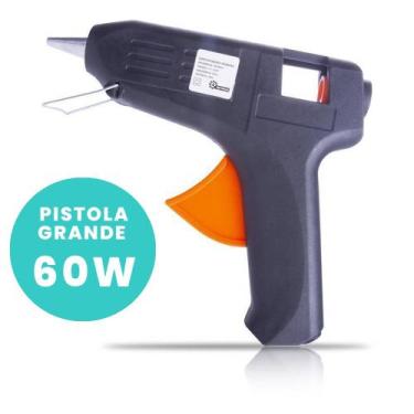 Imagem de Pistola Cola Quente 60W Grande Profissional Bivolt (127V e 220V) - INM