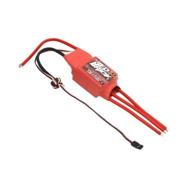 Imagem de Tijolo Vermelho Sem Escova ESC 50A 70A 80A 100A 125A 200A 5V 3A 5V 5A 