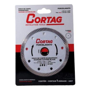 Imagem de disco corte porcelanato turbo - Cortag