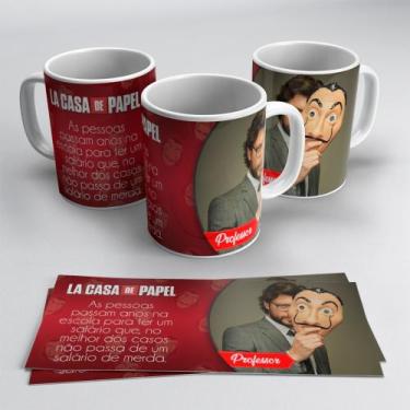 Imagem de Caneca Porcelana La Casa de Papel "Professor" - Live