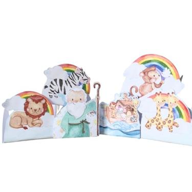 Imagem de Forminhas para Doces Tema Arca de Noé — Decoração de Festa Infantil, Lembrancinha, Mesa de Doces Personalizada — Kit com 50 unidades