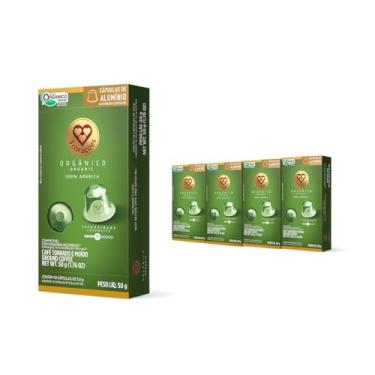 Imagem de ​​3 Corações​ Pack Cápsulas de Café​ Orgânico, Compatíveis com Nespresso, contém ​4​0 un