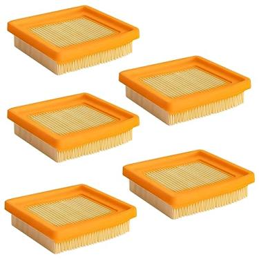 Imagem de Bularie Filtro de substituição 4180 141 0300 compatível com aparador de cordas Stihl KM91R KM111R KM131 FS91 - Elemento de limpeza para cortador de escova Stihl Substituir 4180 141 0300B – 5 peças