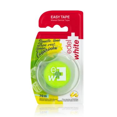 Imagem de Fita Dental Edel White Encerada Limão Pl- 70m