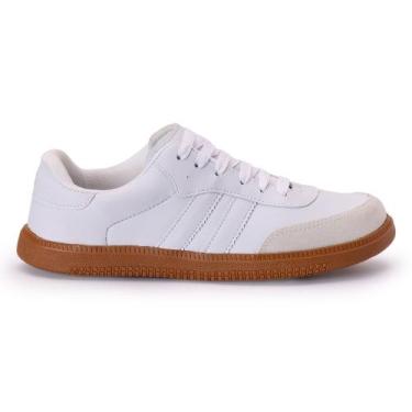 Imagem de Sapatenis Retro Feminino Casual Tenis Sapato Estilo - OLDSEN, Branco, 