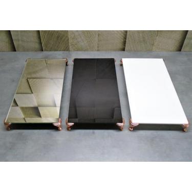 Imagem de Trio de bandeja com pés decorativas - Fábrica de Utilidades, Pés Rosê