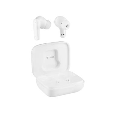 Imagem de Fone de Ouvido Bluetooth TWS Branco com Cancelamento de Ruído ANC e Display Touch – Maxprint FBT3002