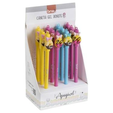 Imagem de Caneta Esferografica Apagavel Donuts Caixa Com 12 - Brw