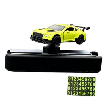 Imagem de MERIGLARE 1/64 Modelo de Carro de Deriva Decoração de Painel de Carro de Brinquedo com Placa de Telefone de Estacionamento Acessórios Automotivos Decorativos, Verde