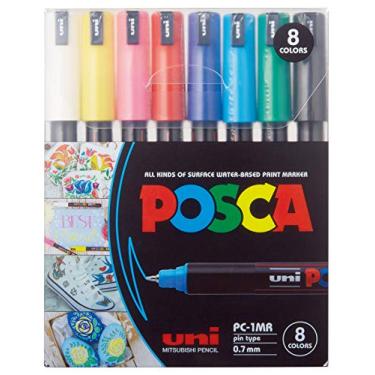 Imagem de Marcador, Uni-Ball, Uni Posca, PC-1MR, 59.1300, 8 Cores
