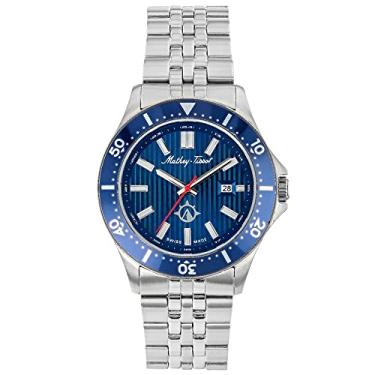 Imagem de Mathey-Tissot Relógio masculino Expedition MTWG7001107 de quartzo suíço, Prata, 22MM, Mathey Tissot Expedition Collection Relógio com três ponteiros