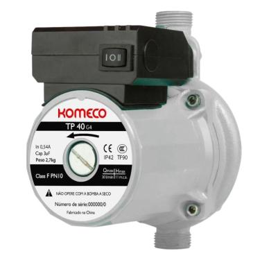 Imagem de MiniBomba Pressurizadora de Água Komeco TP40 127V Ferro 120W