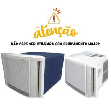 Imagem de Capa Proteção Contra Sujeira Ar Condicionado Consul Janela Compativel com 7500 e 10.000 btus