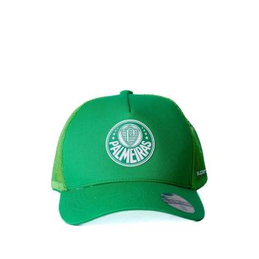 Imagem de Boné Supercap Palmeiras Trucker Silk Frontal-Unissex