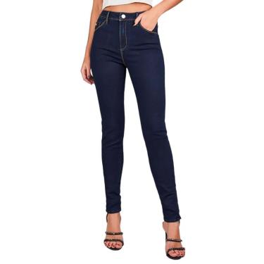 Imagem de Calça Feminina Lado Avesso Jeans Jegging - L2381-Feminino