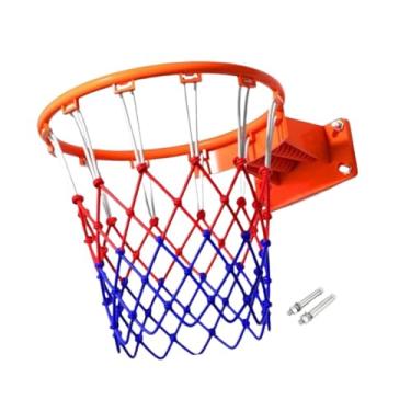 Imagem de Colaxi Cesta de basquete, estrutura de basquete, brinquedo resistente para montagem na parede, suprimentos práticos com parafusos, fácil de instalar para, Diâmetro Infantil 35cm
