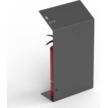 Imagem de Armário De Decoração De Extintor De Incêndio, Suporte De Extintor De Incêndio De Chão, Suporte De Montagem De Extintor De Incêndio, Estojo De Extintor, Black, Size XL