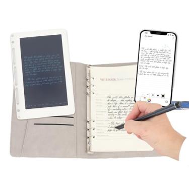Imagem de Tangxi Notebook Digital de Caneta Inteligente e Conjunto de Quadros de Redação, Reconhecimento de OCR, Digitalização de Sincronização Em Tempo Real, Armazenamento e Compartilhamento de (Azul)