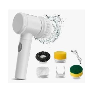 Imagem de Escova Lava Loucas Eletrica Limpeza Giratoria Cozinha Box