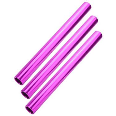 Imagem de KIMISS 3pcs Alumínio de Alumínio Eletroplating Relé Batões para Matches de Sprint de Atletismo - Design Ergonômico e Luzes para Todas As Idades, Cores Atraentes (Roxo)
