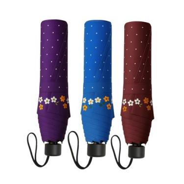 Imagem de KIT 03 Sombrinha fem Al Super Leve Voyagem Rx,Azul Verm 3025