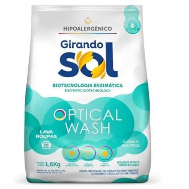 Imagem de Kit 2 Sabão em pó lava roupas 1,6 kg cada Girando Sol