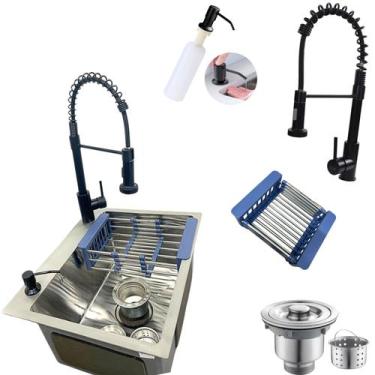 Imagem de Kit cuba Gourmet 50x40cm + Torneira Gourmet Premium Cozinha - Moreira 