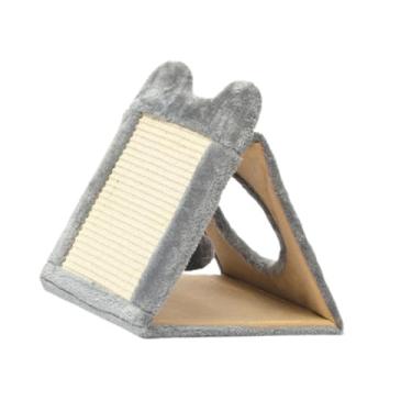 Imagem de IEUDNS Arranhador para gatos, proteção para móveis, arranhador prático de papelão para gatinhos, Cinza