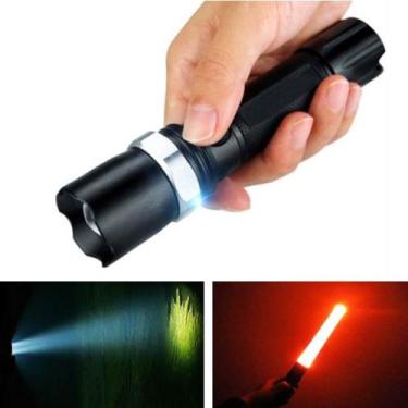 Imagem de Lanterna Foco Led Cree Q5 Iluminação Luz Pisca alenta Para Trilha Caça