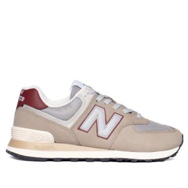 Imagem de Tênis Masculino New Balance 574 ENCAP Bege/Vermelho, Bege, 40