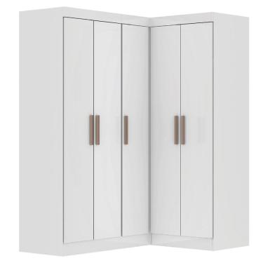 Imagem de Guarda Roupas Modulado de Canto Madrid com 5 Portas Maxel