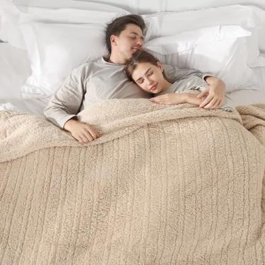 Imagem de Cobertor aquecido tamanho queen, cobertor elétrico tamanho queen controle duplo com 5 níveis de aquecimento e 10 horas de desligamento automático, aquecimento rápido com proteção contra