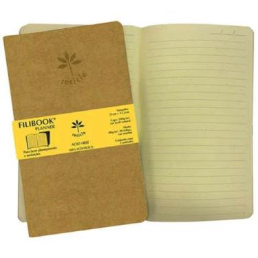 Imagem de Caderneta filibook planner kraft pautada 30f 2un - FILIPERSON