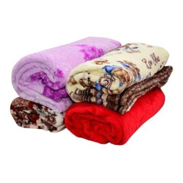 Imagem de mantinha estampada casal padrao estampas diversa 2,00 x 1,80 - theovit