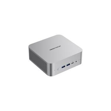 Imagem de MINISFORUM Mini PC AI X1-255 AMD Ryzen 7 255 (8C/16T, até 4,9 GHz), 64 GB DDR5 RAM 1 TB M.2 SSD, HDMI/DP/USB4 (4K@120 Hz), Dual Speaker/DMIC, USB-A X 3, LAN 2.5G, Wi-Fi 7/BT5.4