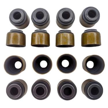 Imagem de Kit 16 Retentores de Valvula Jac J5 J6 Mitsubishi Pajero Eclipse Hyund