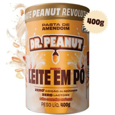 Imagem de Pasta de Amendoim Sabor Leite em Pó 400g Dr Peanut