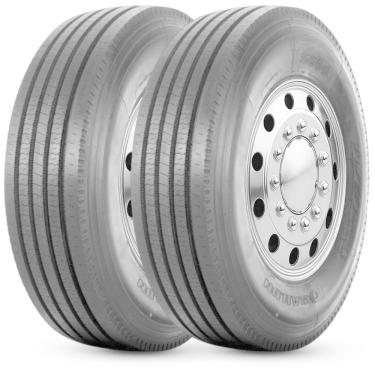 Imagem de Kit 2 Pneu Aro 22.5 295/80R22.5 Sailun S606 152/149L 18PR