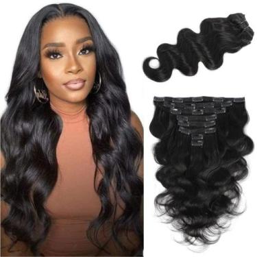 Imagem de Extensões de cabelo Clip In LUMIERE Body Wave 120g 18" 10A+