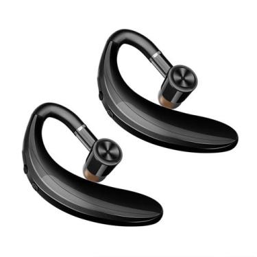 Imagem de 2x Fone de Ouvido Bluetooth Fone de Ouvido com Gancho Mos Livres com M