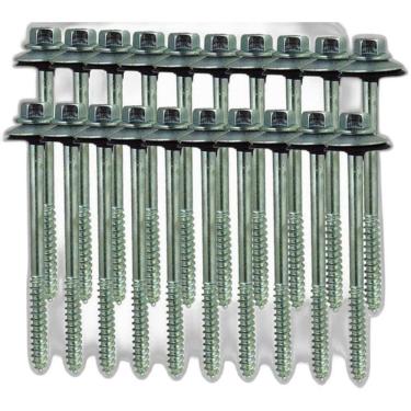 Imagem de Kit 20 Parafuso Para Telha Com Arruelas 5/16``X150 Mm